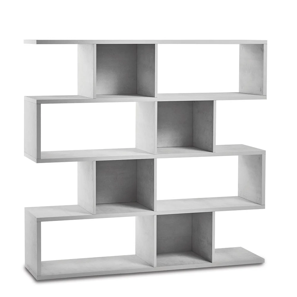 Libreria modulare 4 piani di Sarmog disponibile in varie finiture