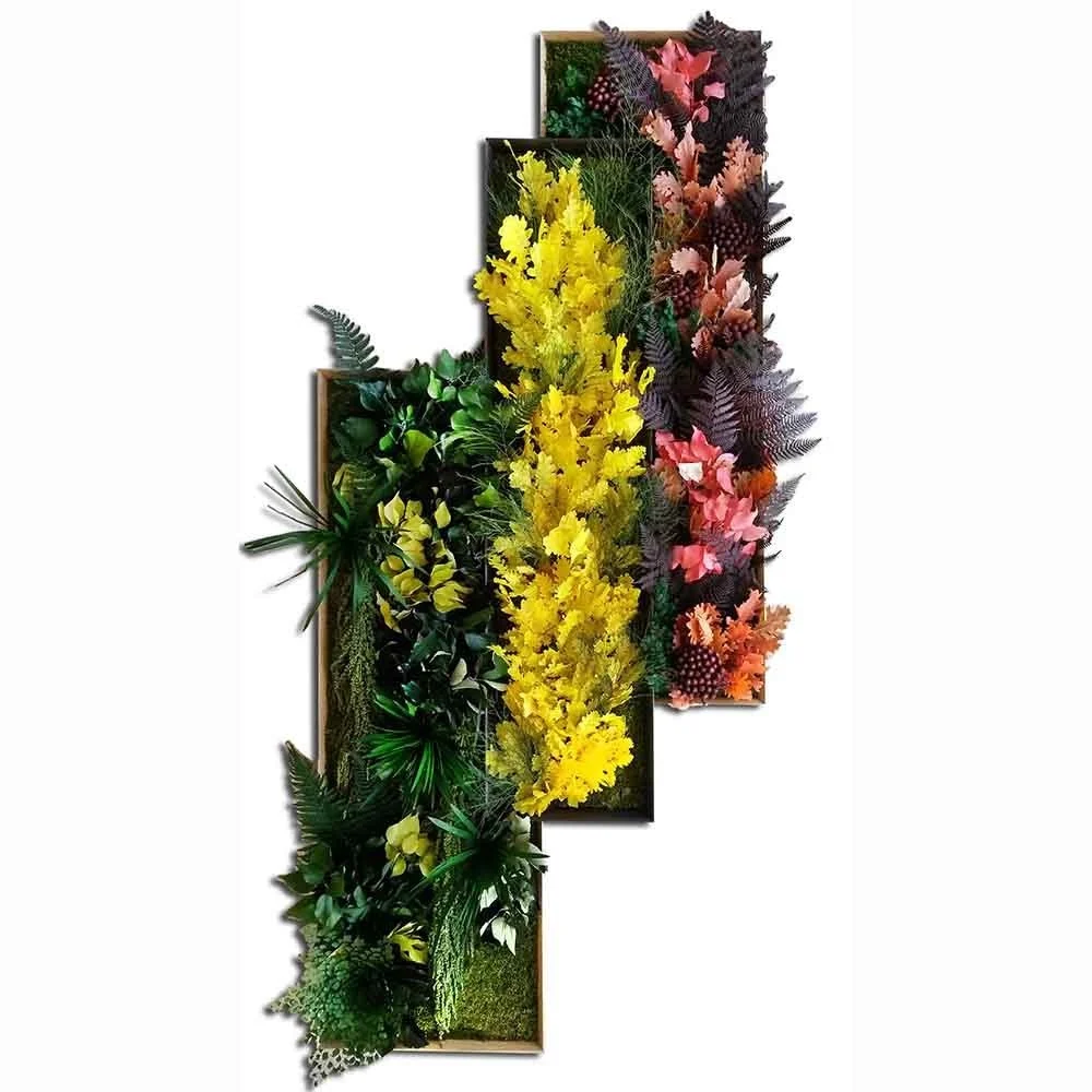 Linfadecor quadro vegetale realizzato con piante stabilizzate