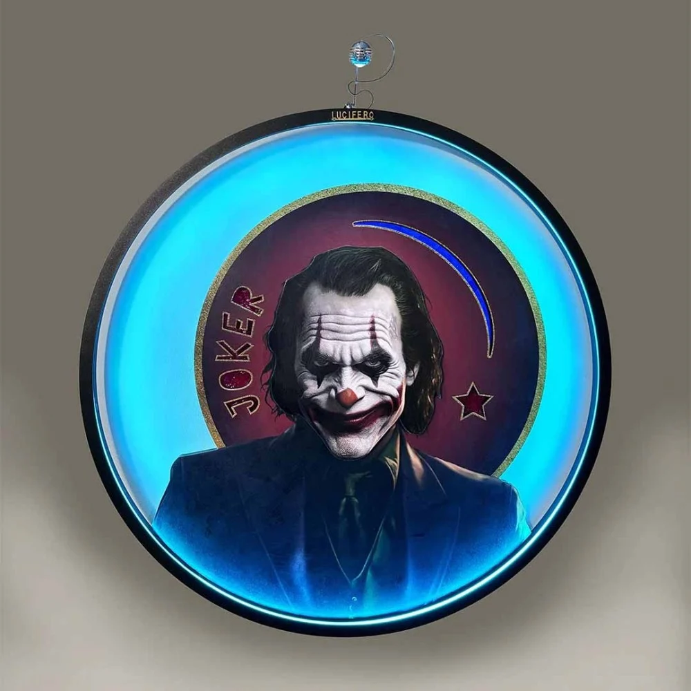 Lucifero Illuminazione Joker lampada da parete dedicata al personaggio di Batman