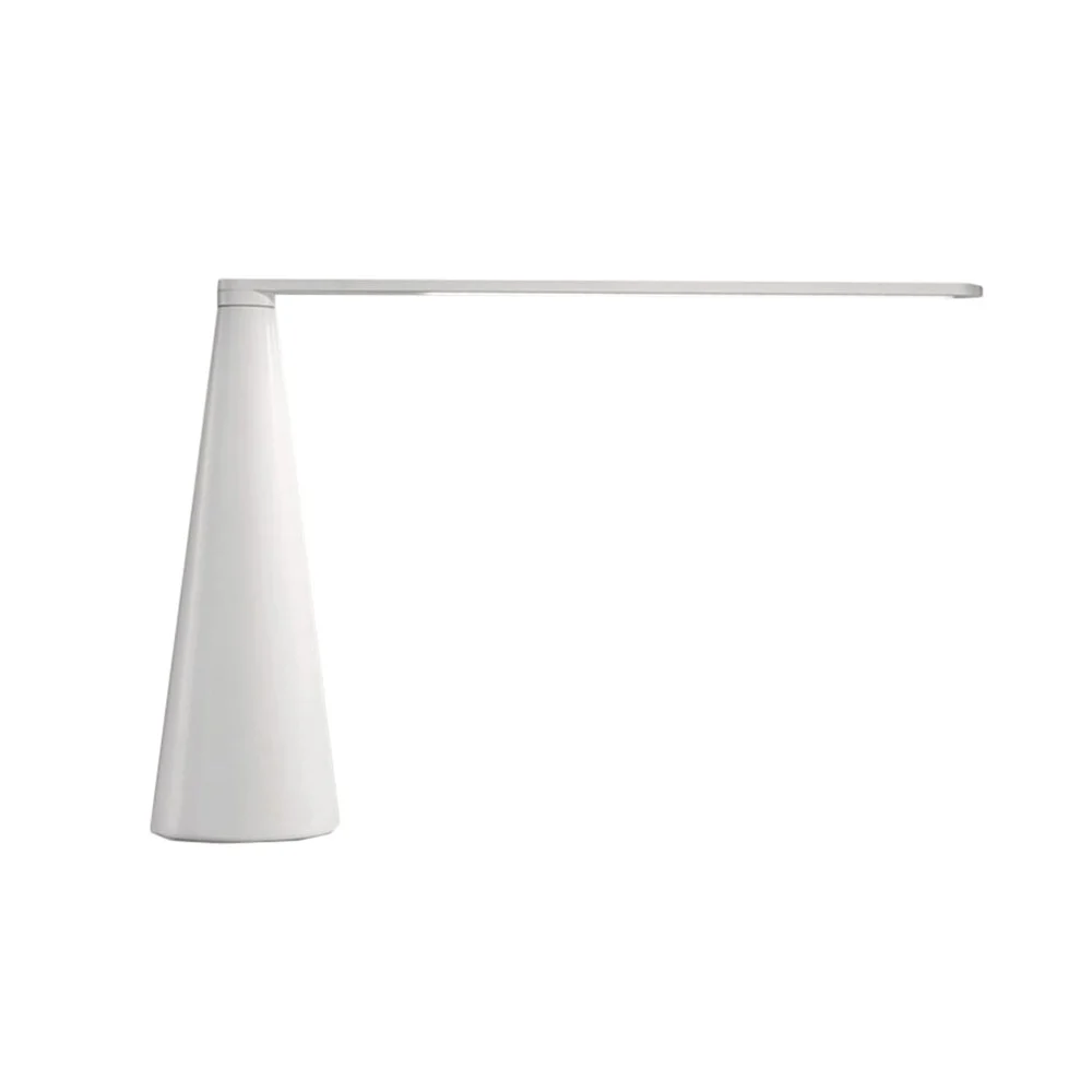 Martinelli Luce Elica Lampada da tavolo disponibile nelle finiture bianca o nera