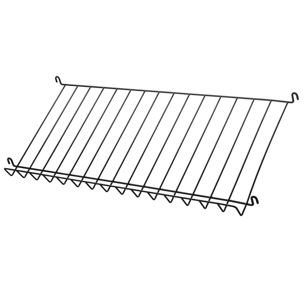 Mensola espositiva in metallo nero - String system