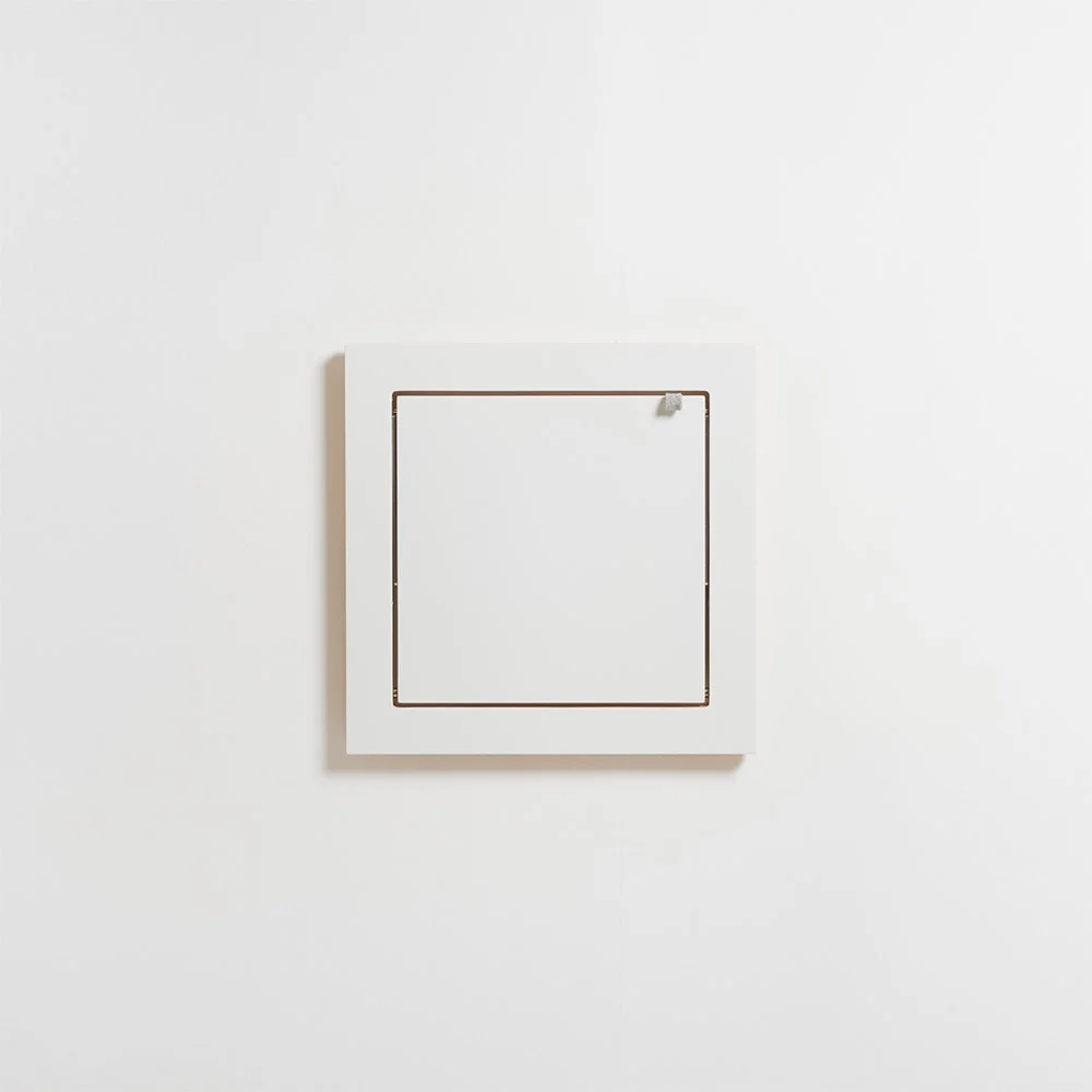 Mensola Fläpps 40x40 bianca