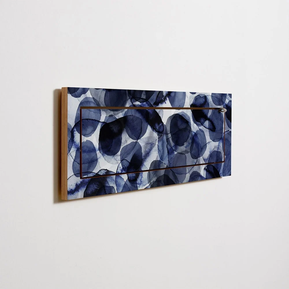 Mensola Fläpps 80x27 Bubbles Indigo