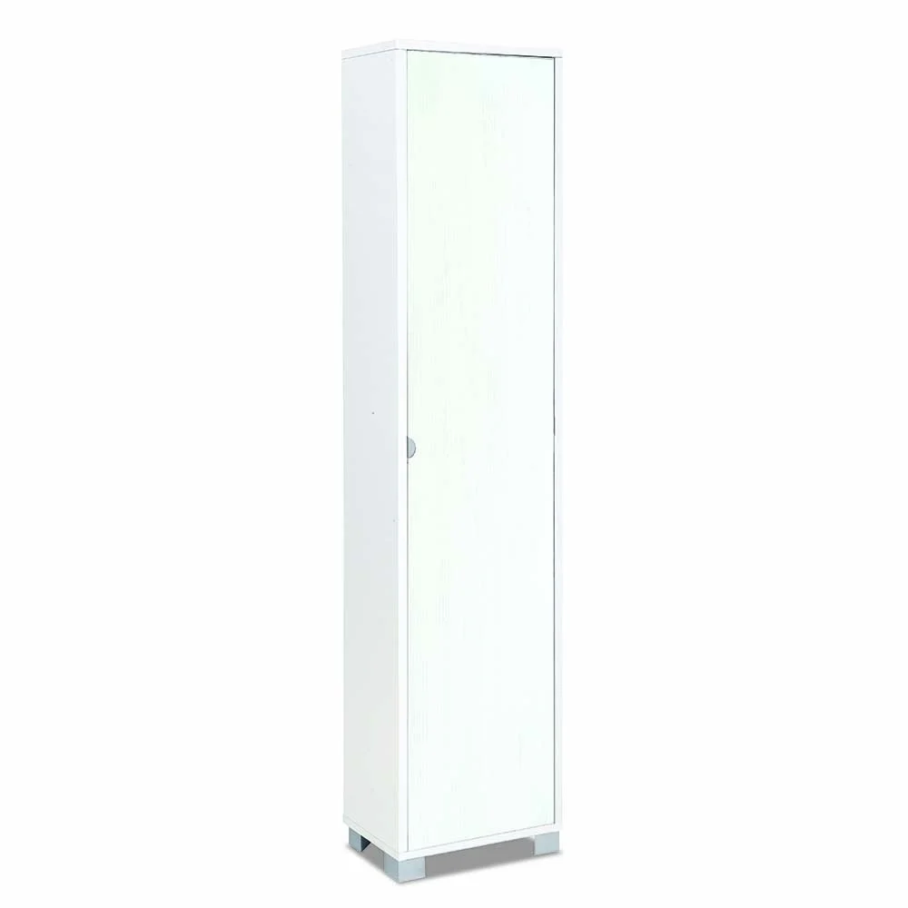 Mobile bagno Quadrante con 4 ripiani regolabili disponibile con o senza specchio