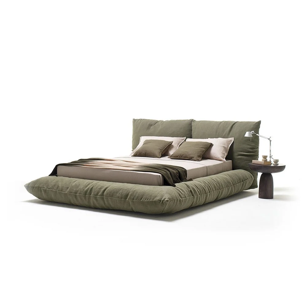 Mogg Alba letto matrimoniale con scocca imbottita disponibile in varie dimensioni