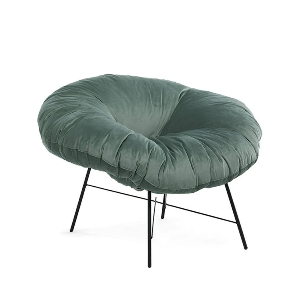 Mogg Closer poltrona in acciaio disponibile in piu finiture e materiali