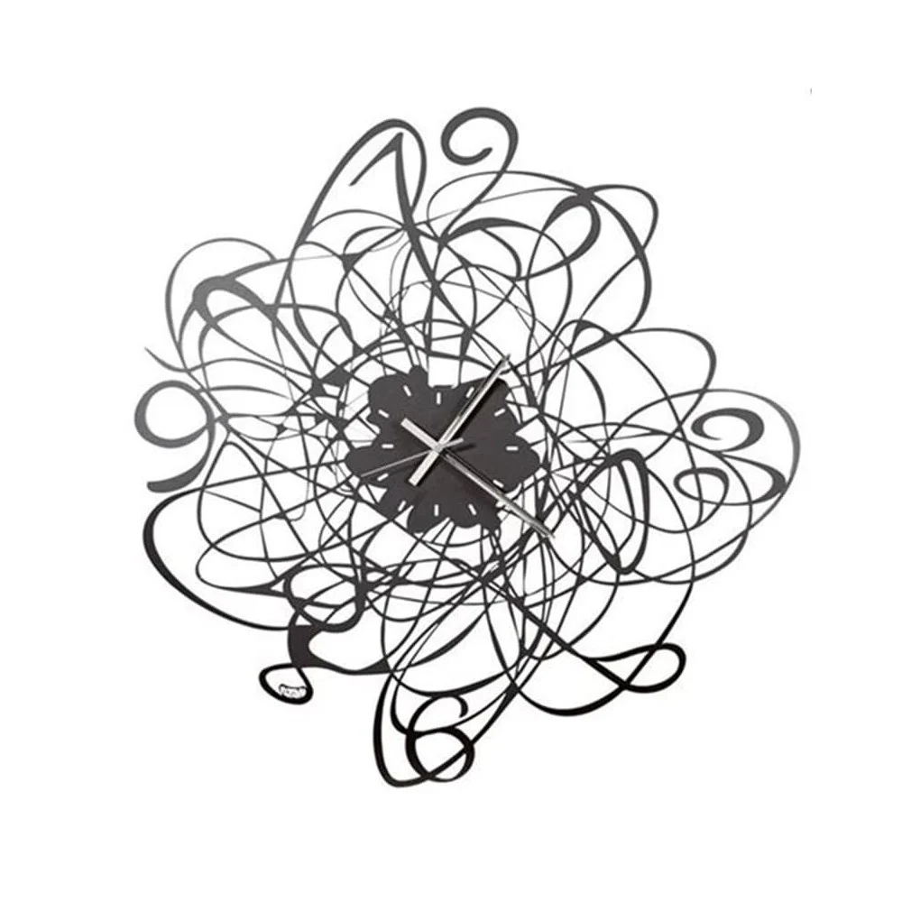 Orologio da parete Big Doodle di Arti e Mestieri finemente lavorato a laser made in Italy