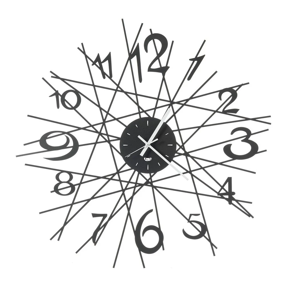 Orologio da parete Zig Zag di Arti e Mestieri taglio laser made in Italy
