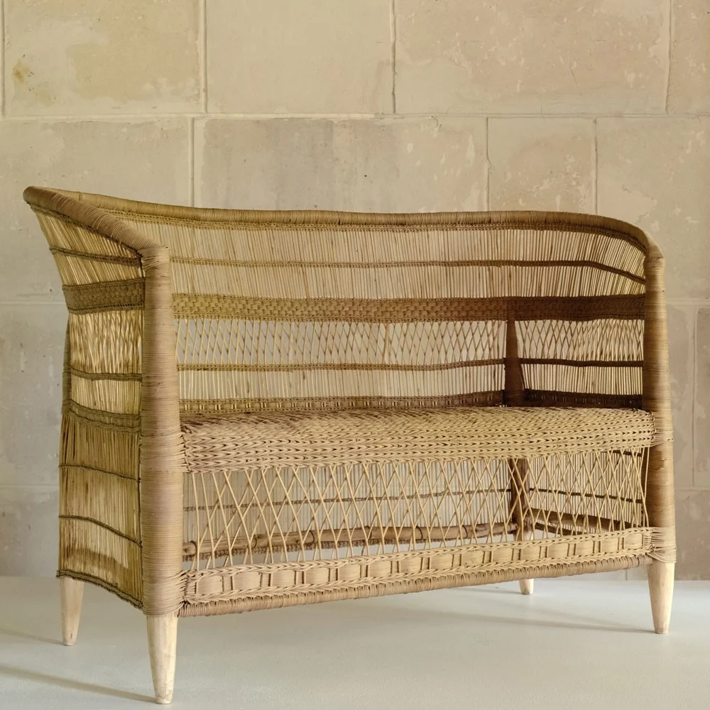 Panchina in rattan naturale Malawi