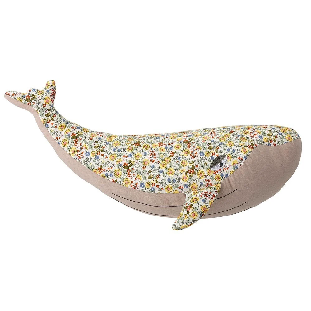 Peluche balena gialla in cotone