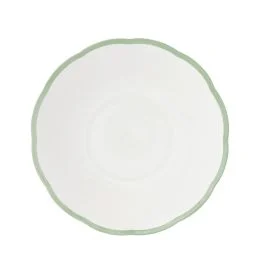 PETALO INSALATIERA TONDA CM.23,7 BORDO VERDE