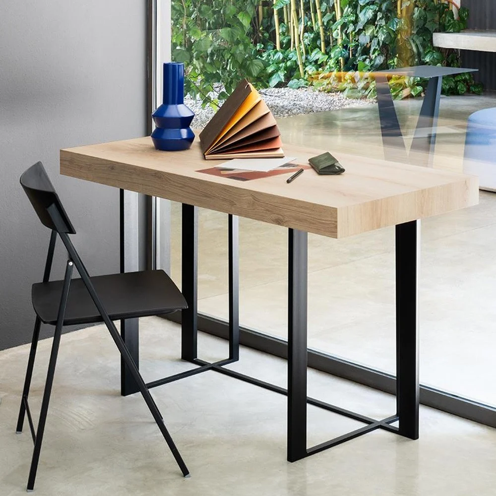 Pezzani Supra scrivania con struttura in tubolare di acciaio pieno e piano in laminato ecologico