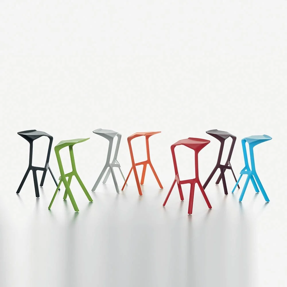 Plank Miura sgabelli in polipropilene designer Konstantin Grcic