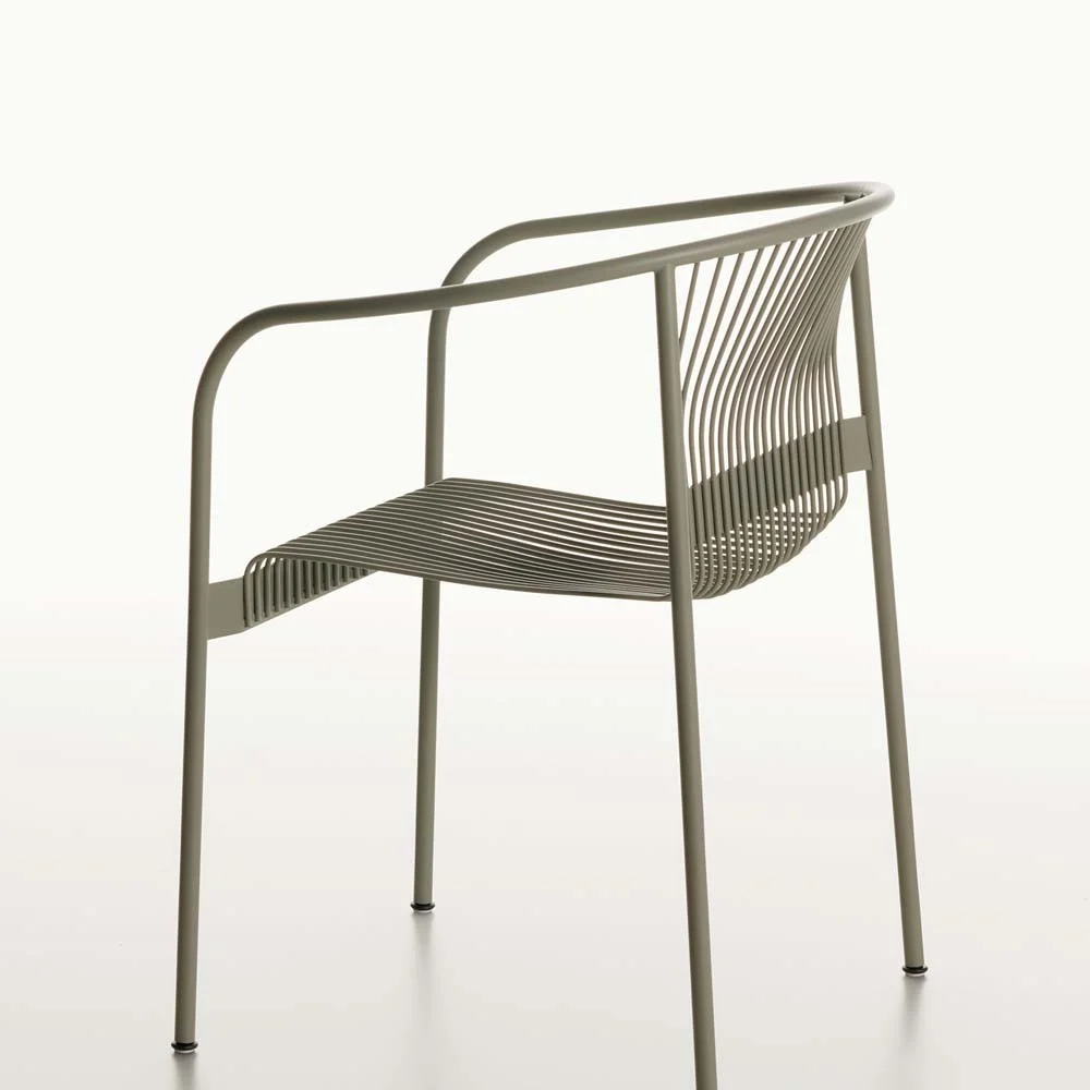 Plank Velit Chair sedia con struttura in metallo