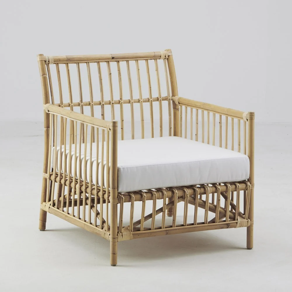 Poltrona Caroline grezzo naturale