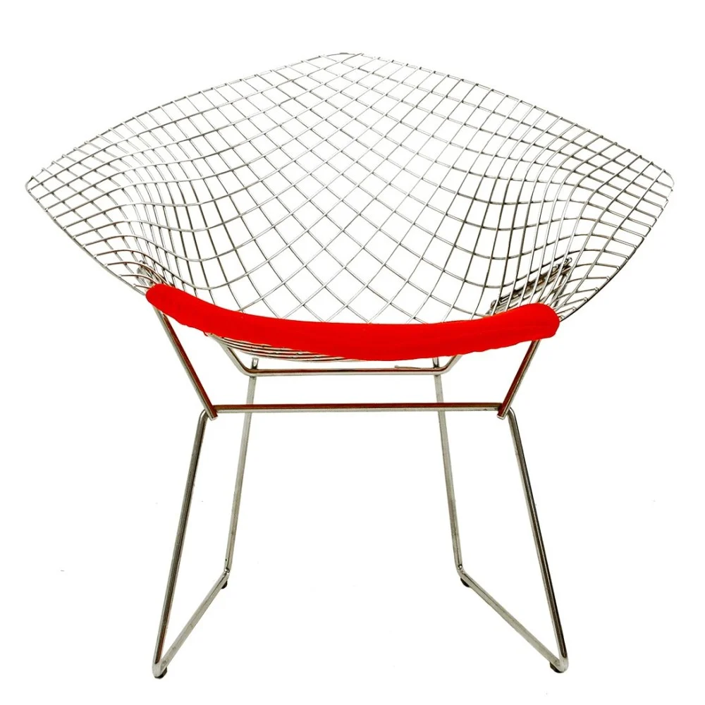 Poltrona Diamond Harry Bertoia: Riedizione in Pelle o Tessuto