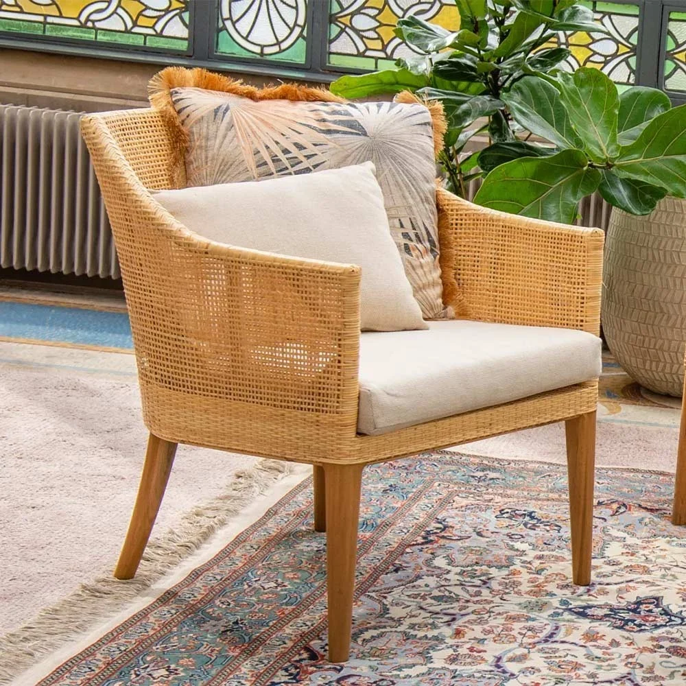 Poltrona in rattan Saigon