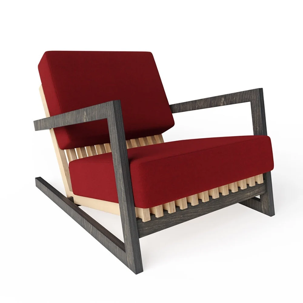 Poltrona Kram di Laengsel in puro stile nordico disponibile in varie finiture