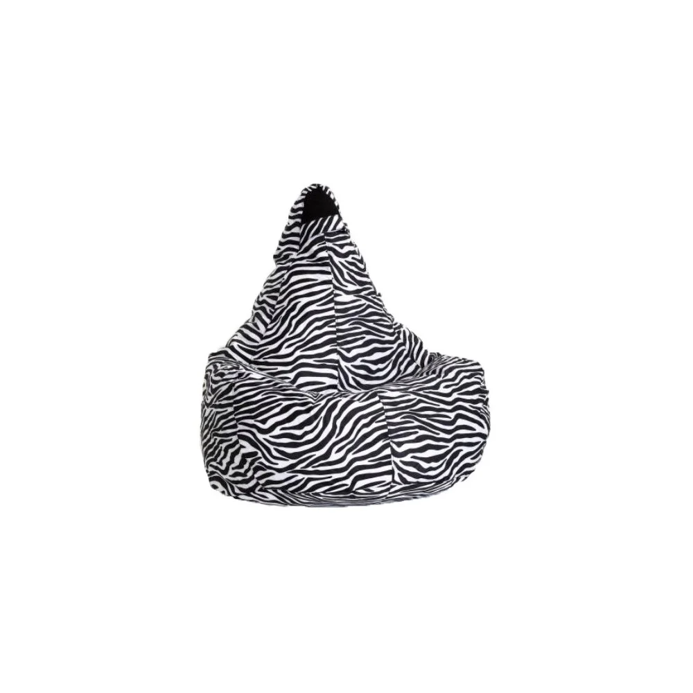 Poltrona Sacco Pouf Bean dalla forma appuntita ed originale per interni ed esterni