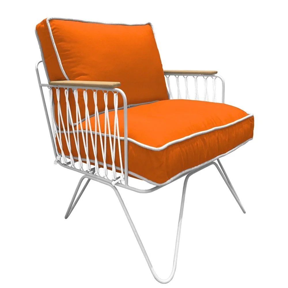 Poltroncina Croisette Outdoor arancione