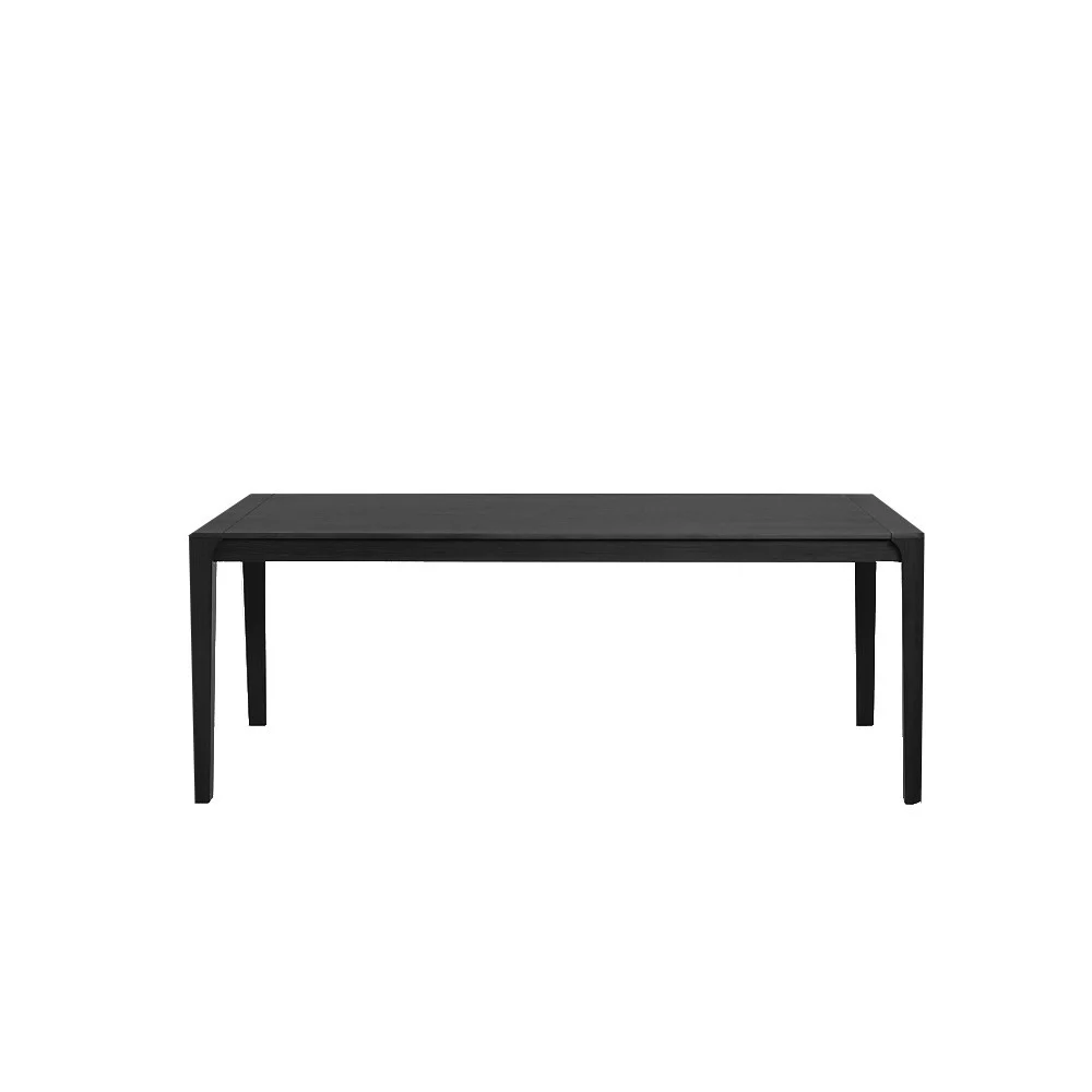 Potocco tavolo allungabile Blossom in massello Frassino finitura Carbone da cm 200 a cm 250