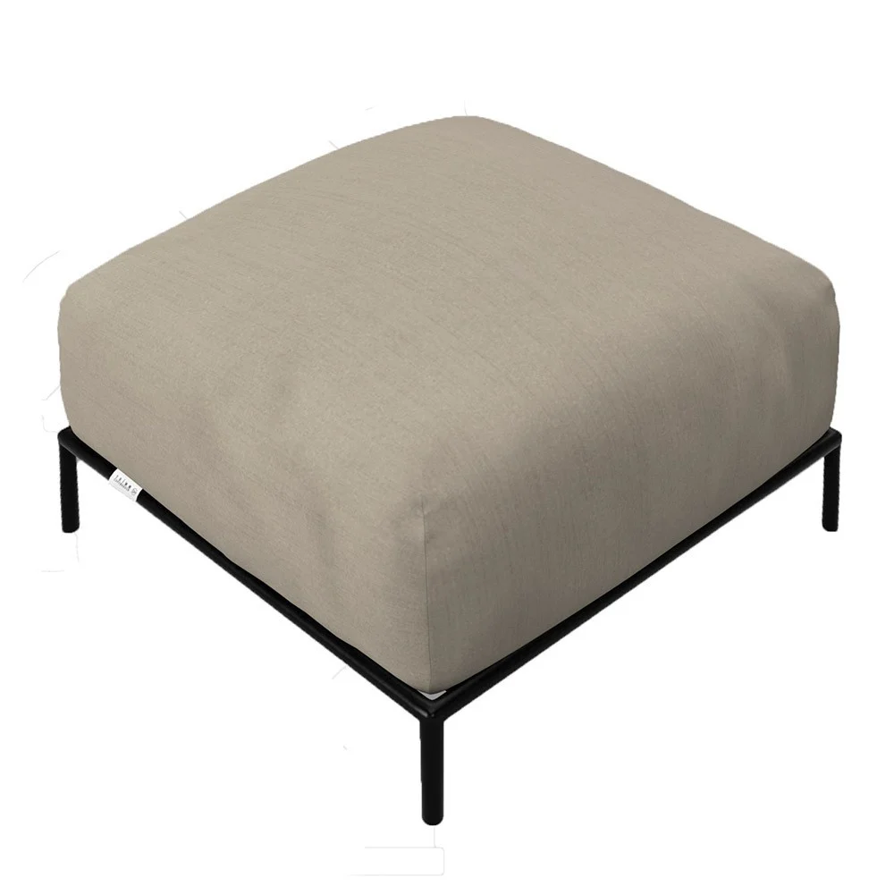 Pouf beige mattone
