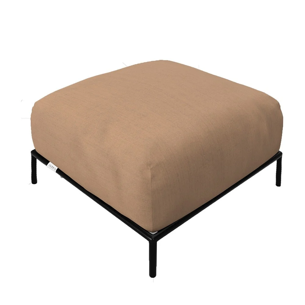 Pouf color mattone
