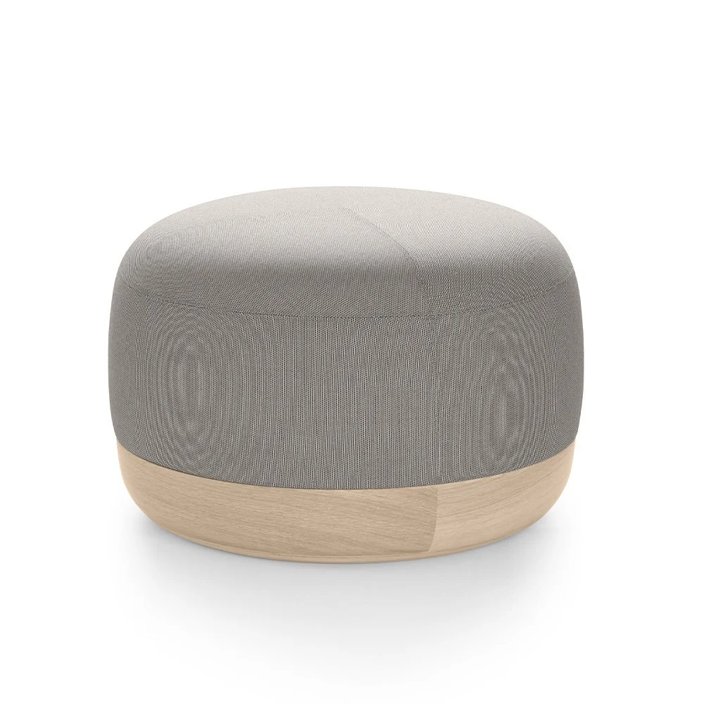 Pouf Egon grigio M