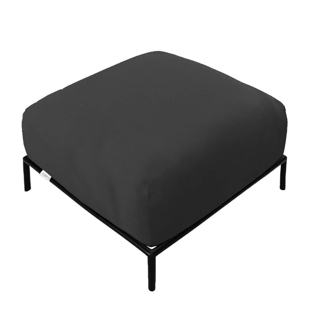 Pouf in grafite color mattone