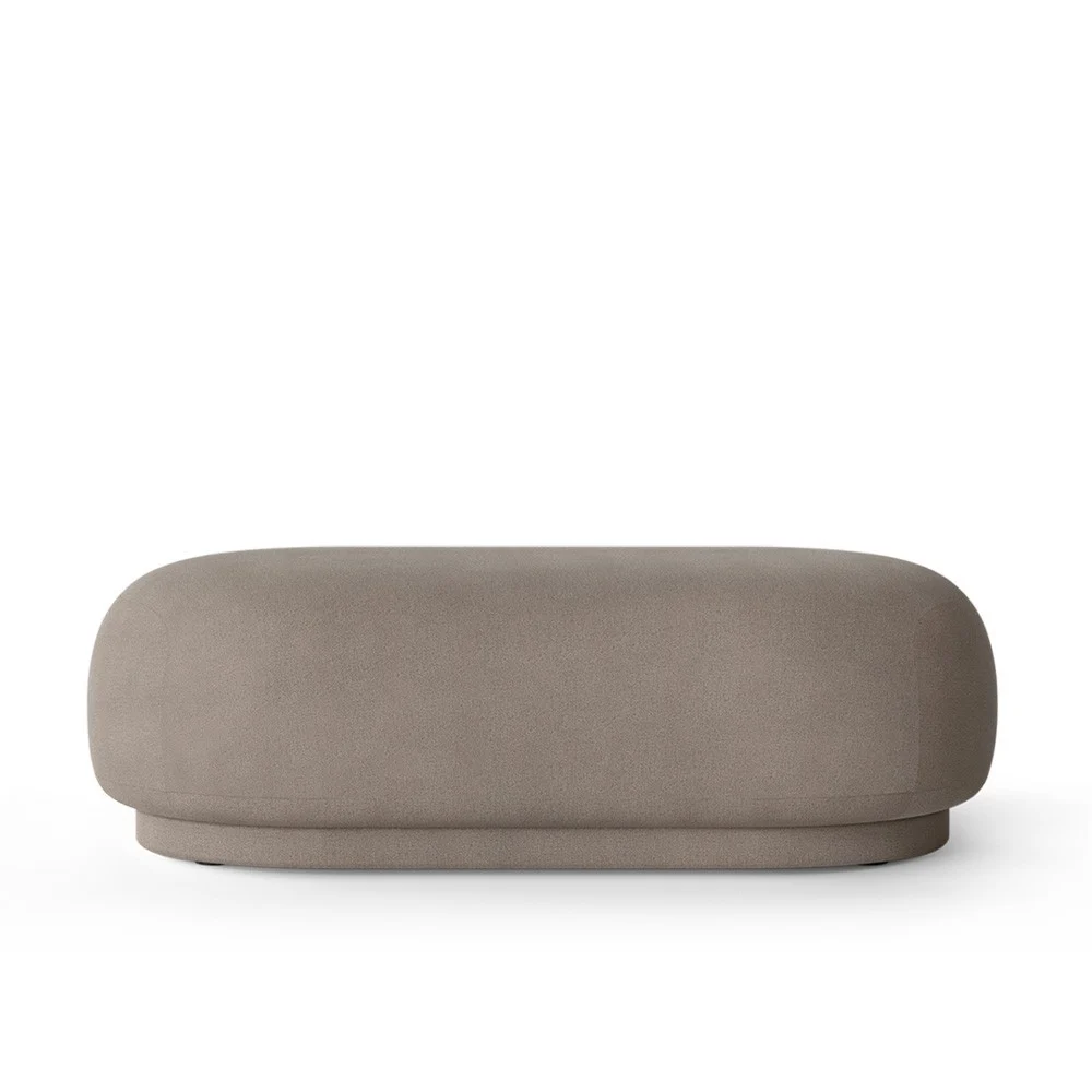 Pouf Rico Spazzolato grigio caldo