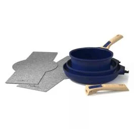 KIT CUCINA CON MANICO AMOVIBILE MIRTILLO