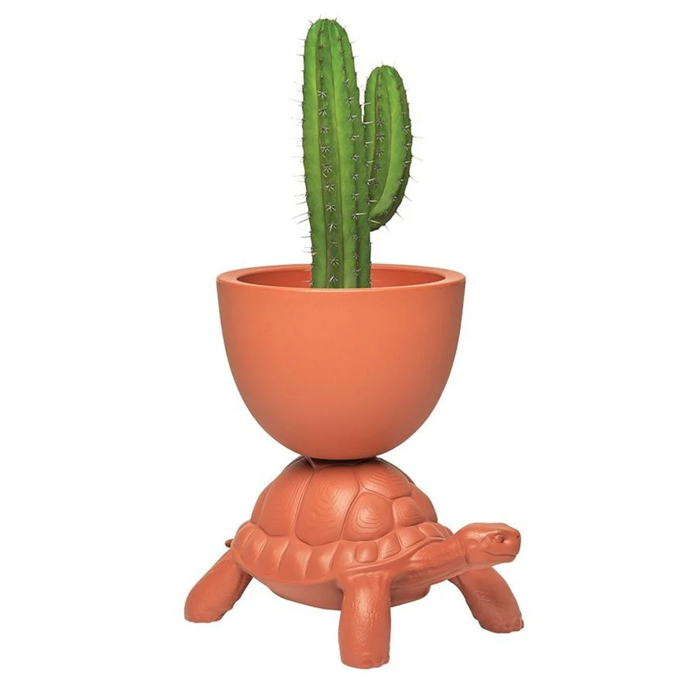 Qeeboo Turtle Carry Planter Vaso in polietilene disponibile in piu colori