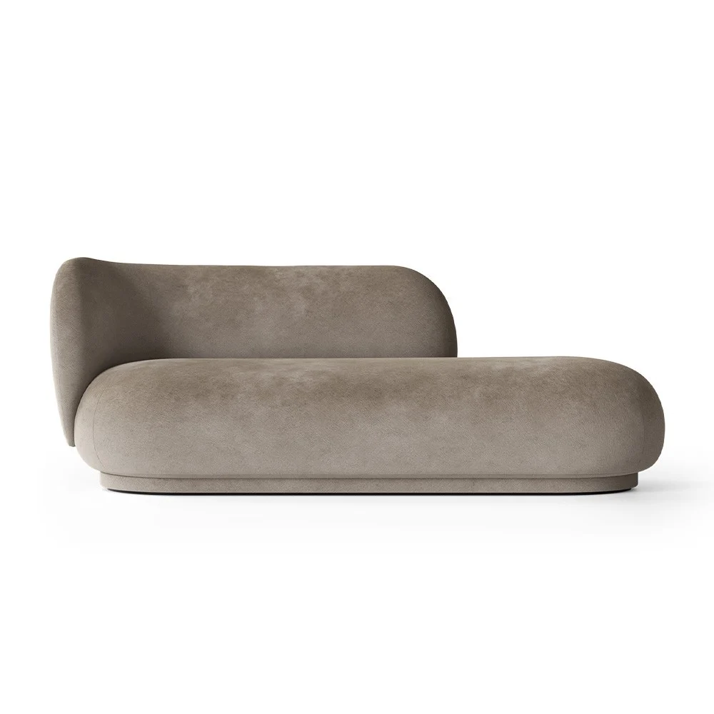 Rico divano beige velluto lavato