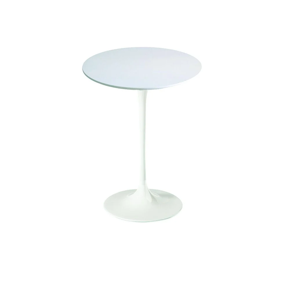Tavolino da Fumo Tulip con piano in marmo o laminato diametro cm 41 - 51
