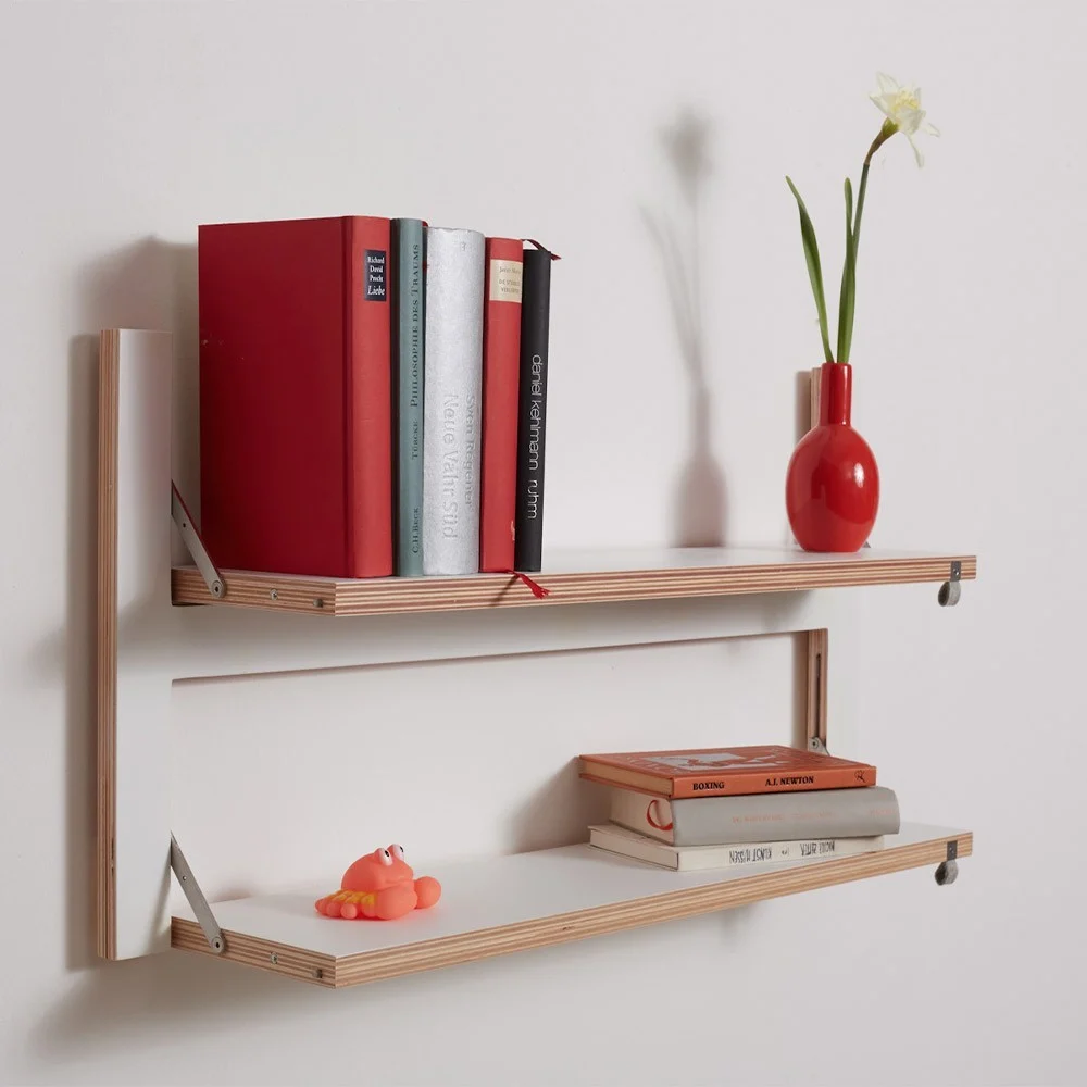 Ripiano doppio Fläpps 80x40 bianco