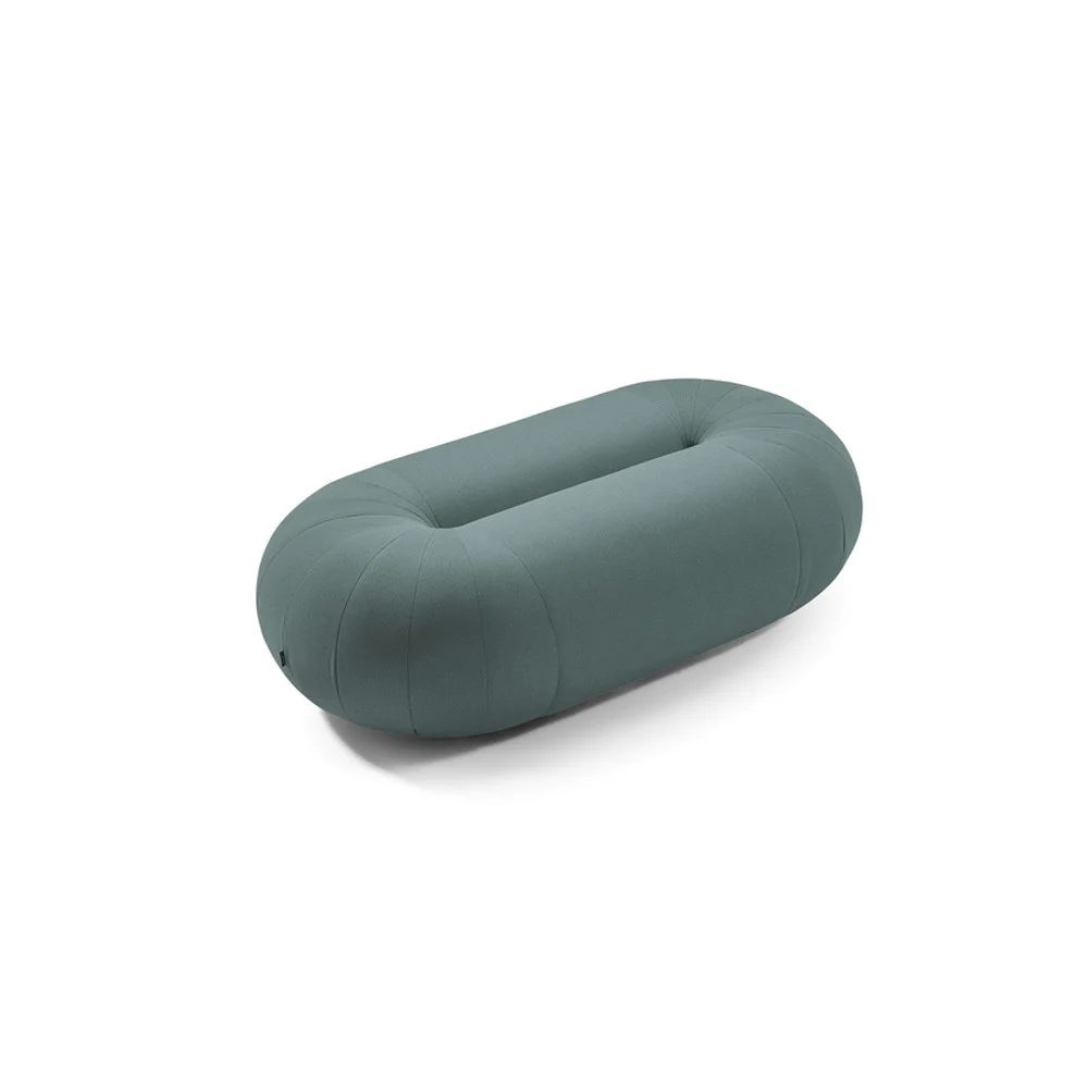 Sancal Loop pouf ovale in tessuto di diverse dimensioni finiture monocolore e mix edition