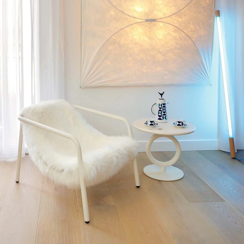 Sancal Elle Mini poltrona da salotto rivestita in pelo