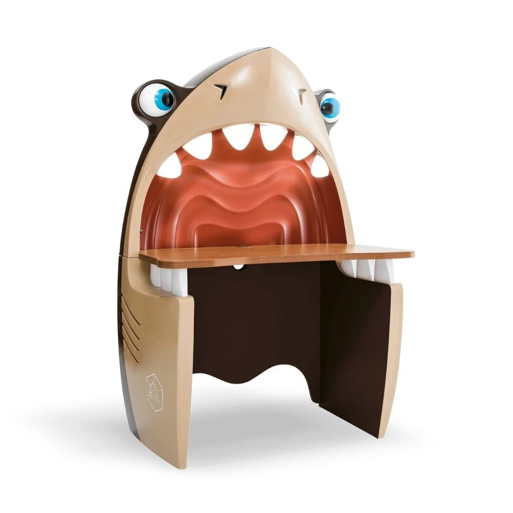 Cilek Scrivania Squalo in Legno con Denti Illuminati a Led