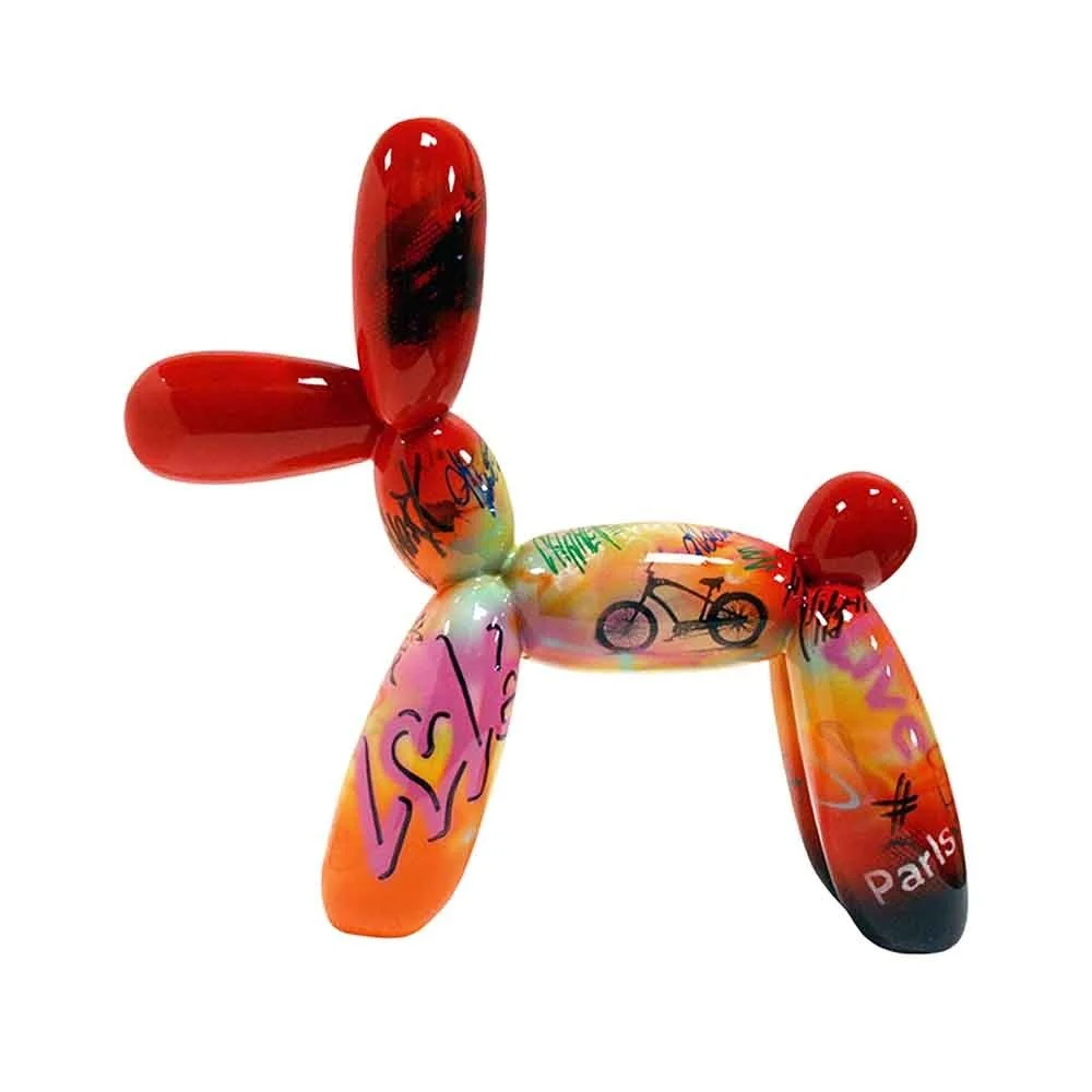 Sculture Balloon Dog dipinte a mano - Juliarte