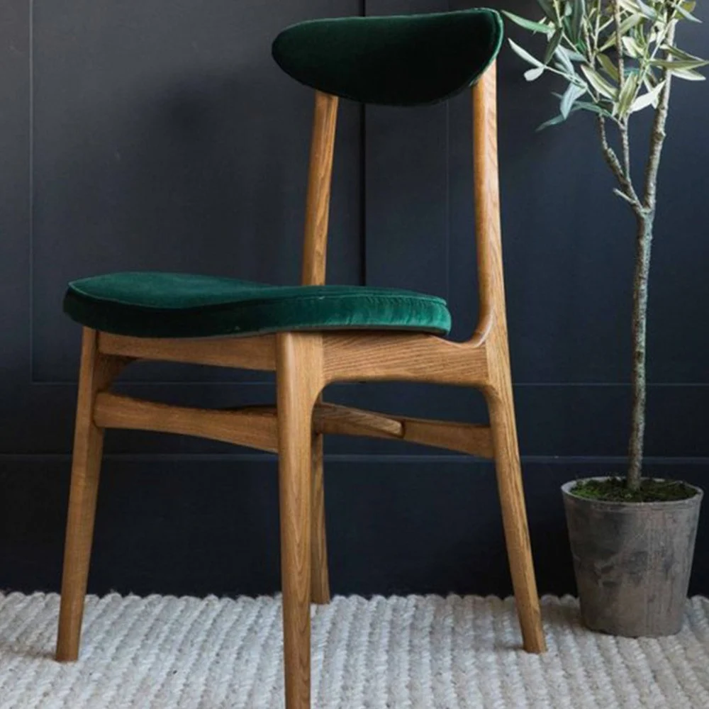 Sedia 200-190 velluto verde bottiglia