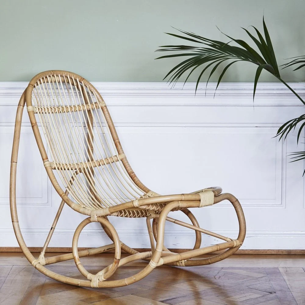 Sedia a dondolo Natural Nanny