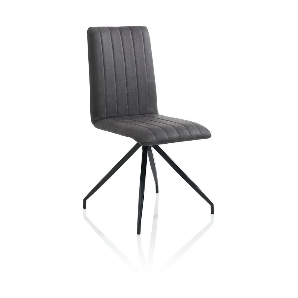 Sedia Aly realizzate con struttura in metallo e rivestite in similpelle