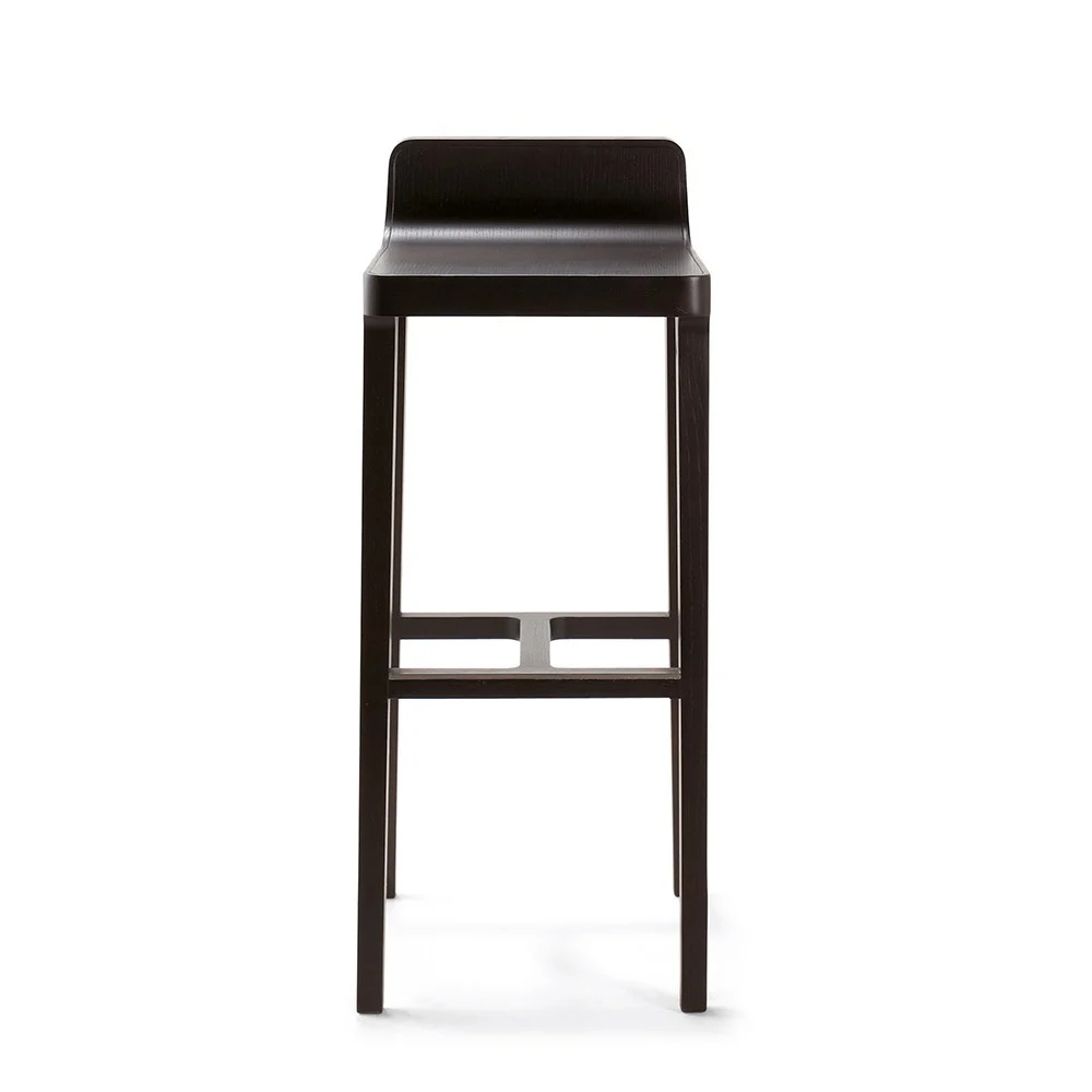 Sedia bar Emea rovere carbone H80 cm