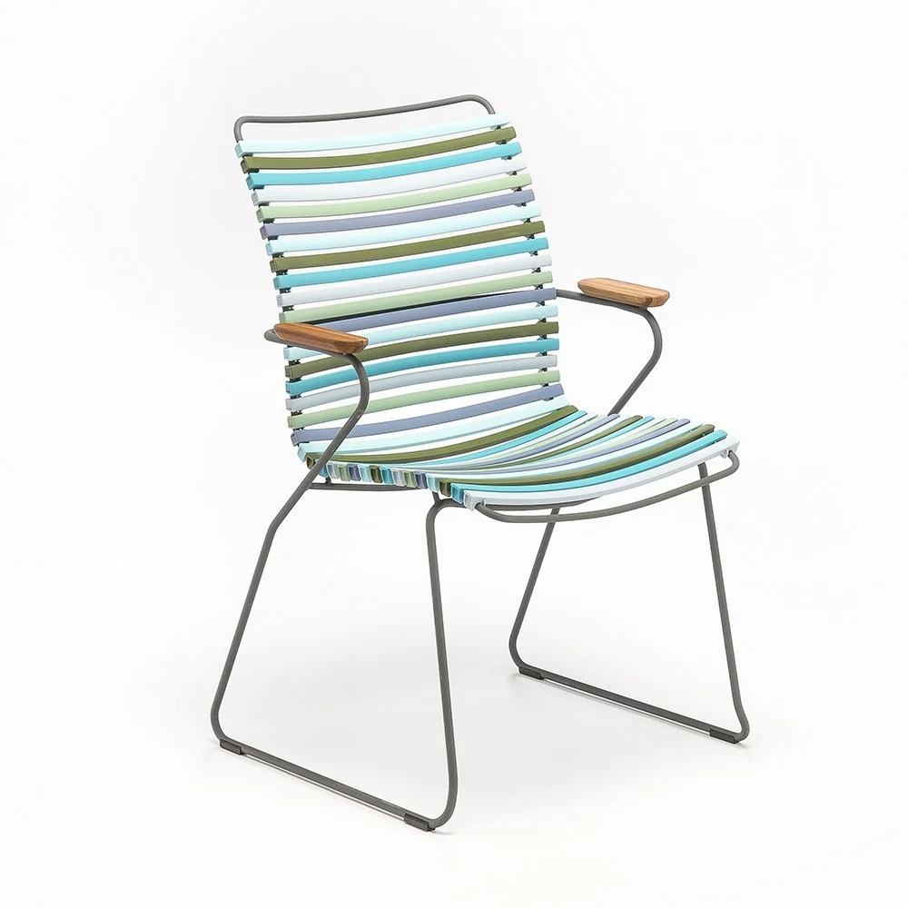 Sedia Click con schienale alto multicolore 2