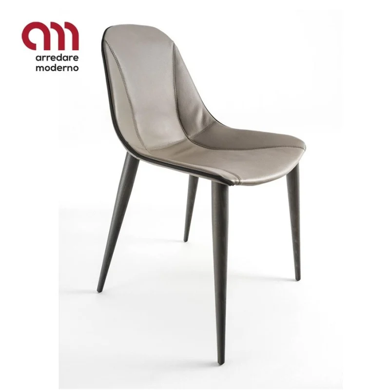 Sedia Couture Enrico Pellizzoni gambe in legno
