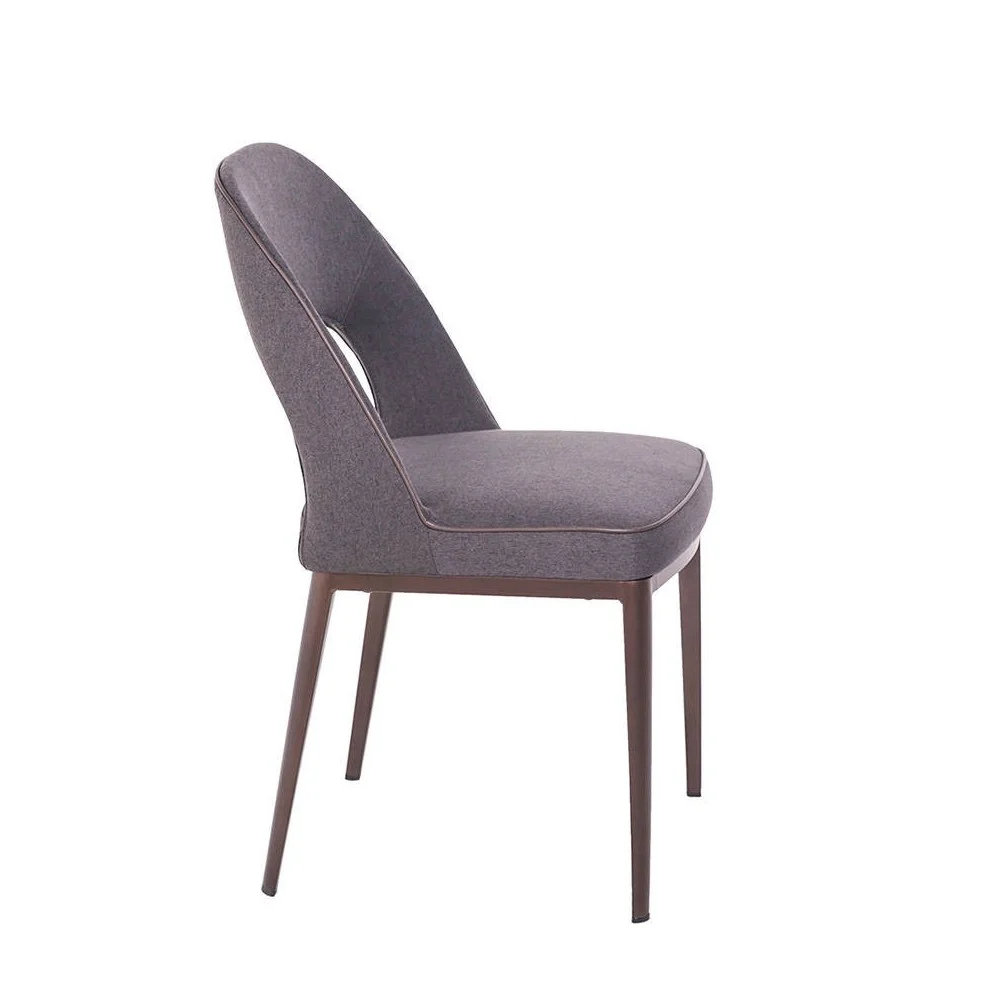 Angel Cerda sedia 4023 Curvy realizzate in acciaio e rivestite in tessuto