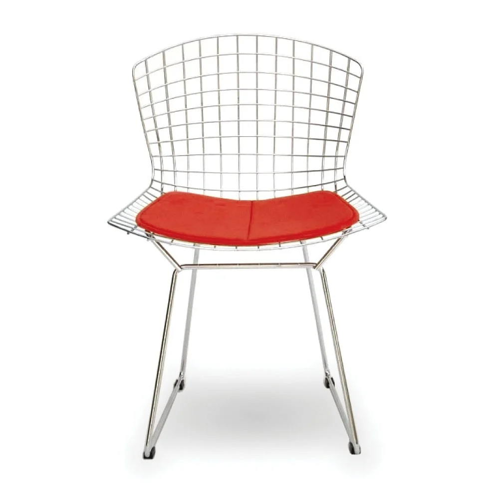 Sedia Diamond Harry Bertoia: Riedizione in Pelle o Tessuto