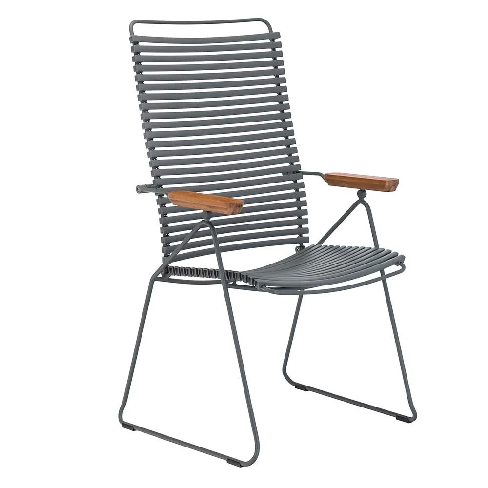 Sedia in posizione Click grigio scuro