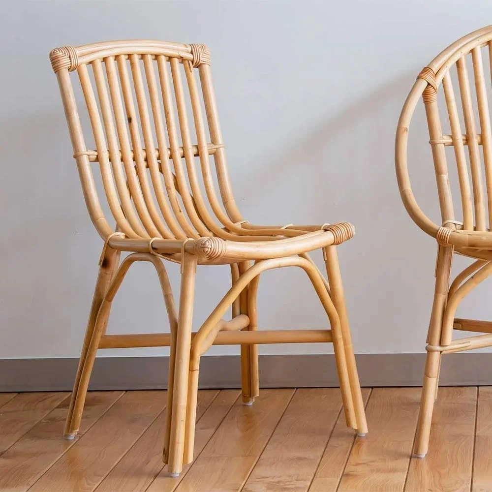 Sedia in rattan David