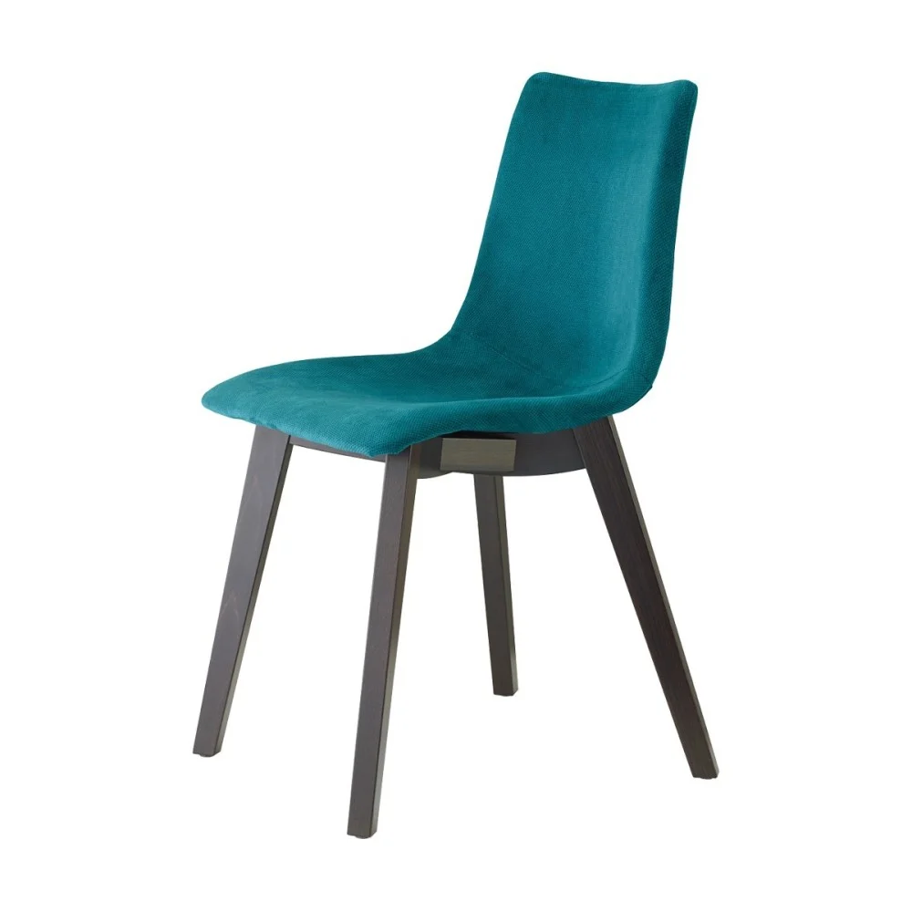 Scab Design Natural Zebra Pop sedia realizzata con struttura in legno massello e scocca in policarbonato